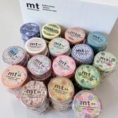 マスキングテープ mt exシリーズ 8個 福袋 セット マステ カモ井 15mm 7ｍ まとめ買い 可愛い おしゃれ かわいい ポップ 春 夏 秋 冬 ギフト プレゼント カモ井加工紙