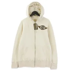 未使用 vanson バンソン ジップパーカー 884V446 CUSTOMS SWEAT FULLZIP PARKA フーディー フルジップ ナチュラル XL 71015047のサムネイル