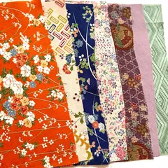 着物はぎれ まとめ売り 和柄 正絹・ちりめん リメイク素材セット