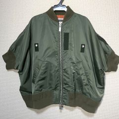 sacai サカイ NIKE ナイキ MA-1ドッキング スウェットパーカー Lサイズ