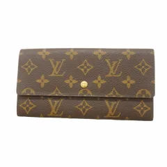 ルイ・ヴィトン(Louis Vuitton) ルイ・ヴィトン 長財布 モノグラム ポシェットポルトモネクレディ M61723 ブラウンレディース