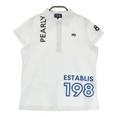 サイズ：0 PEARLY GATES パーリーゲイツ  半袖ポロシャツ  ホワイト系 [240101627770] ゴルフウェア レディース ストスト