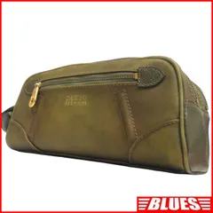 TAKEO KIKUCHI タケオキクチ セカンドバッグ カーキ メンズ 本革 クラッチバッグ レザー セカンドバッグ一覧←SEULB屋着古← NR4852