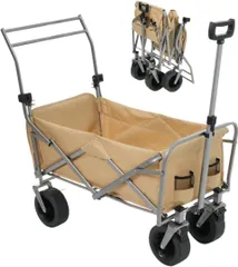 訳あり新品　アウトドアワゴン 大容量120L 耐荷重150kg 1560-160