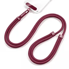 【新品】 スマホ ストラップ ショルダー 首掛け ストラップ 長さ調節可能 タグパッチ ネックストラップ ショルダー スマホ iPhone Android 全機種対応 フック360度回転 多用途・丈夫さ 紛失・落下防止 TZ-GSXZJIUH 1