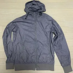 ヴィンテージ ライトパープル グレー ドット ウィンドブレーカー ジャージ