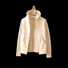 DRESSTERIOR ドレステリア ジップパーカー 日本製 白 2 （w-0620123）