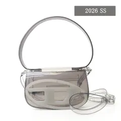 ■DIESEL ディーゼル ハンドバッグ X08396 P8763 1DR ショルダーバッグ 2WAY レディース オーバルDロゴ クロスボディ クリアバッグ 透明 斜め掛けOK ポシェット ブランド