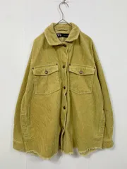 ZARA ザラ コーデュロイ シャツ カバーオール ブルゾン ジャケット sizeS/イエローベージュ  ◇■ レディース