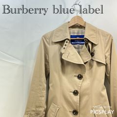 BURBERRY BLUE LABEL ノバチェック ジャケット ペプラム - メルカリ