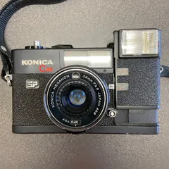 【レトロ】Konica    コニカ　コンパクト　フィルムカメラ　C35 EF    ケース付き　コレクションのサムネイル
