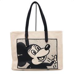 希少 白チャーム coach keith haring ミッキー モリートート - メルカリ