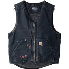 2026年最新】CARHARTT カーハート V01 ダック ワークベスト ブラウン S