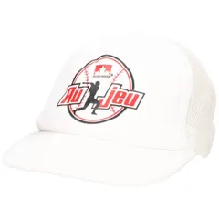 古着 ~90年代 YUPOONG PETRO CANADA ペトロ カナダ アドバタイジング トラッカーキャップ メッシュキャップ フリーサイズ相当/gaa006773