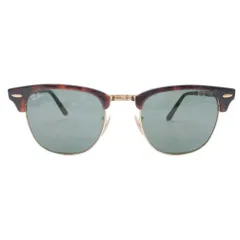 良品 Ray Ban レイバン RB2176 990 CLUBMASTER FOLDING クラブマスター サングラス アイウェア 折りたたみ 51□21 茶 メンズ レディース 古着 中古 USED