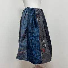 大島紬リメイク　スカート