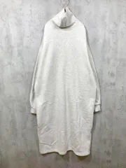 FREAK'S STORE フリークスストア 裏起毛 タートルネック スウェット ワンピース sizeF/オフホワイト ■■レディース