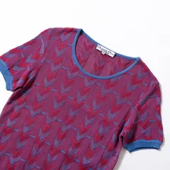 ディオール プレタポルテ Christian Dior PRETA-PORTER メッシュニットTシャツ レディース 総柄 レッド ブルー ニットリブ モード 大人カジュアル かわいい エレガント 刺繍ロゴ 半袖ニット ポロシャツ レディーストップス
