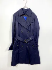 BLUE LABEL CRESTBRIDGE ブルーレーベル クレストブリッジ ライナー付き トレンチ コート size36/紺 ■■◎レディース