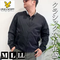 LYLE&SCOTT/ライル＆スコット メンズ ブランド ブロークンツイル スウィングトップ リブライン衿 ジップブルゾン スタンドカラー M L LL ベーシック ジャケット レディース ユニセックス ペア オススメ 春 秋 冬 10001742