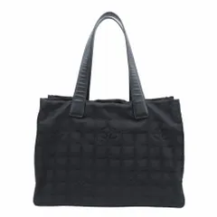 【返品OK】シャネル ニュートラベルライン トートMM ナイロン トートバッグ ショルダーバッグ 黒 ブラック【送料無料】【中古】