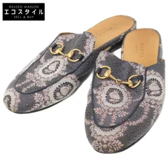 GUCCI グッチ 423514 プリンスタウン ホースビット スリッパ/サンダル 36