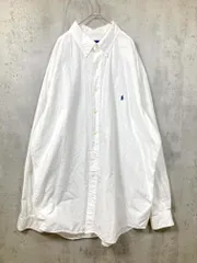 POLO RALPH LAUREN ポロ ラルフローレン 711729232003 ボタンダウン シャツ size2XLT/白 ■■メンズ
