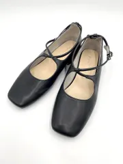 ORiental TRaffic オリエンタルトラフィック クロスストラップ パンプス size36/黒 ■■レディース