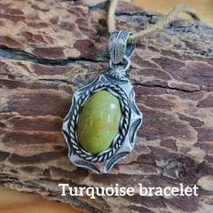 rym-315 ターコイズ ペンダントトップ キングスマナッサターコイズ ハンドメイド メンズ インディアンスタイル アクセサリー ギフト クリスマス/ネックレス/ペンダント/インディアンジュエリーがお好きな方へ/プレゼントにも ターコイズペンダント