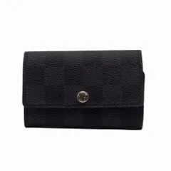 【返品OK】ルイヴィトン ミュルティクレ6 N62662 ダミエ グラフィット キーケース ブラック【送料無料】【中古】