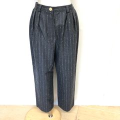 [値下げ交渉歓迎] エルミダ EL MIDAS 12号 L ピンストライプ ワイドパンツ B-174