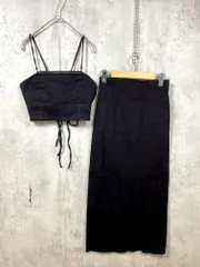 who's who Chico フーズフーチコ CHZ1021409A0005 バック細リボンマルチウェイキャミ ワンピース sizeF/黒 ■■レディース