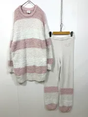 gelato pique ジェラートピケ PWNO235060 ワンピース/レギンス ストライプルームウェア セットアップ sizeONE/ピンク ◇■レディース