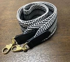ミナペルホネン ショルダーストラップ 紐 32mm ネイビー系 - メルカリ