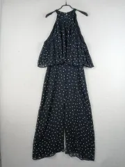 ザラ レディース オフショルダー ワイド オールインワン (M)