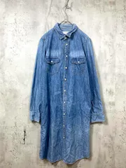 BEAUTY & YOUTH ビューティ&ユース ユナイテッドアローズ 1626-219-1897 デニム シャツ ワンピース sizeM/青 ■■レディース