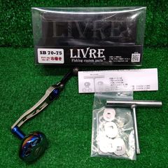 LIVRE CRANK Edge 115 ダイワ左巻き用 チタン＆ゴールド - メルカリ