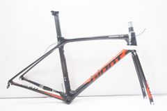 GIANT ADVANCED PRO ロードバイクフレーム ホワイト オレンジ - メルカリ