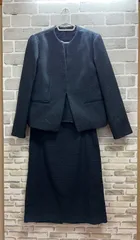 A【A30-01】◇ GU　ジャケット: L/トップス:XL/スカート:XLサイズ　セットアップ 3点　紺色