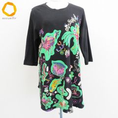 TOKUKO 1er VOL グラフィックプリント 五分袖チュニック 9号 TOKUKO