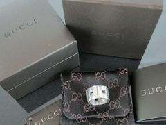 磨き済/美品 GUCCI リング 12号 箱付 カットアウトG SV - メルカリ