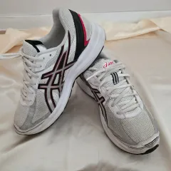 アシックス 白 スニーカー ランニングシューズ 260