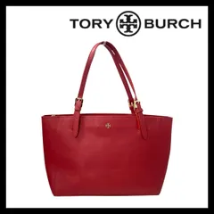M【TORY BURCH】エマーソン トートバッグ レッド/赤 トリーバーチ (65260SN1a②)