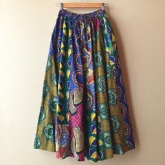 yuni indiaパッチワークレースレイヤードスカート - メルカリ