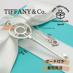 美品◎ ティファニー オーバルキー 鍵 ネックレス 男女兼用 シルバー