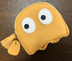 【最高級本革】トーゴ★レザー★レディース財布★コインケース★小銭入れ★イエロー