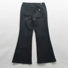 GUESS デニム ズボン サイズ27 ブーツカット ブラックデニム ストレッチ レディース デニムパンツ A9314