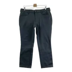 サイズ：92 LE COQ GOLF ルコックゴルフ  裏起毛 ロングパンツ ヘリーボーン柄 グレー系 [240101623246] ゴルフウェア メンズ ストスト