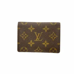 ルイ・ヴィトン(Louis Vuitton) ルイ・ヴィトン 名刺入れ・カードケース モノグラム ポルト2カルトヴェルティカル M60533 ブラウンメンズ レディース