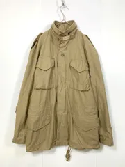 ALPHA INDUSTRIES アルファインダストリーズ ミリタリー コート sizeS/ベージュ  ■■メンズ